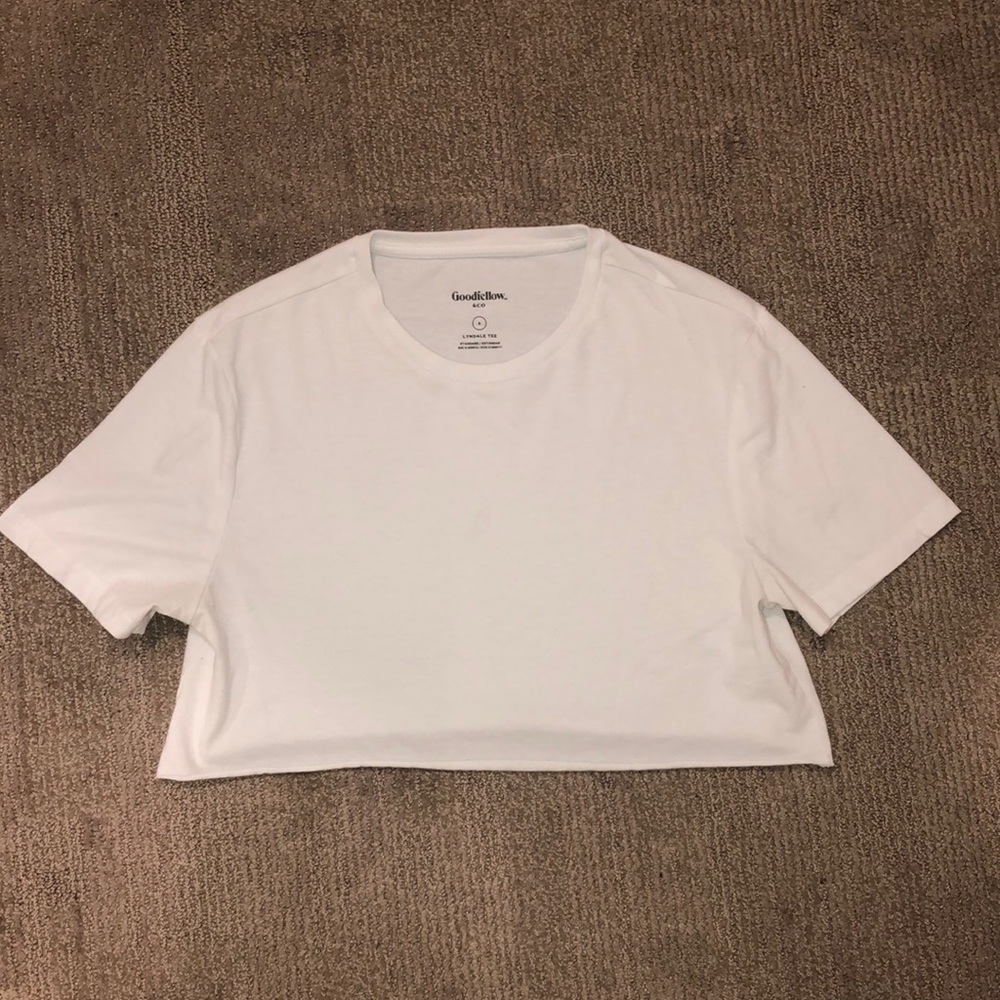 Basic White Crop Top S